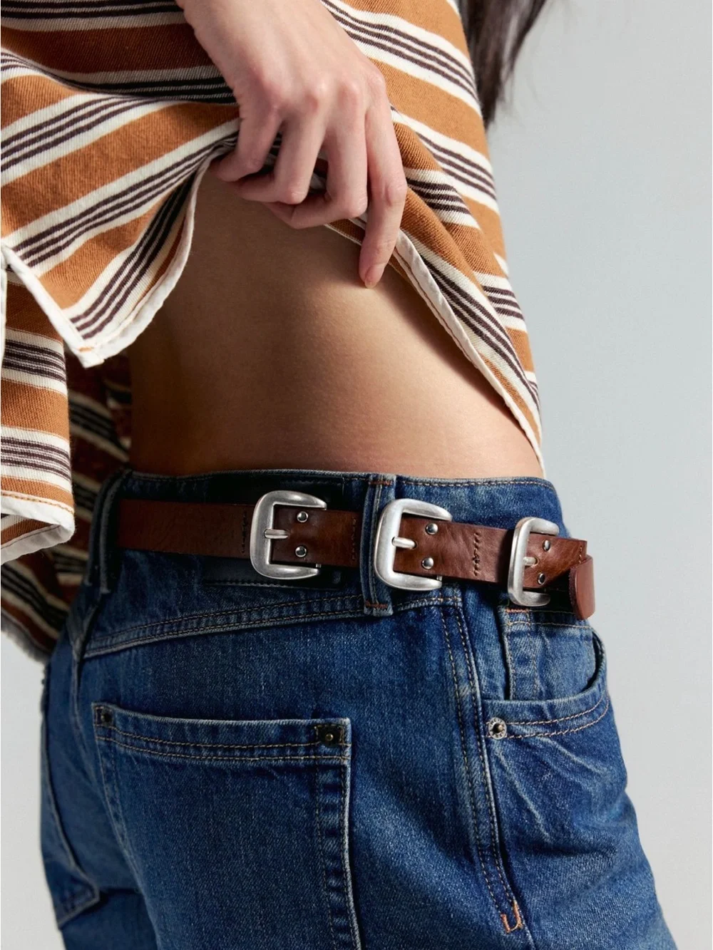 Free People Bronte Buckle Belt